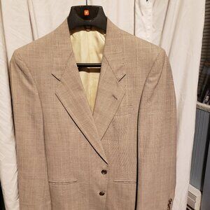 Tan Fine Wool Doublebreasted Suit